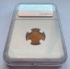 1 BANU 1867 VARIANTA HEATON GRADATĂ NGC MS 65 RB - imagine 2