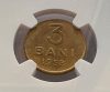 3 BANI 1953 GRADATĂ NGC MS 65 - imagine 3