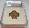 5 LEI 1930 VARIANTA HEATON REGELE MIHAI I GRADATĂ NGC MS 64 - imagine 2