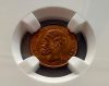 1 BAN 1900B CAROL I GRADATĂ NGC MS 66 RD - imagine 3